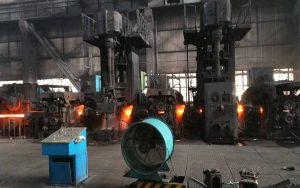 running steel rolling mill plant