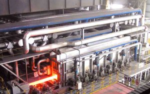 reheating furnace for steel rolling mill-