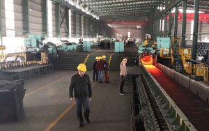 wire rod and rebar rolling mill line