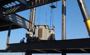 submerged arc furnacetransformer installation